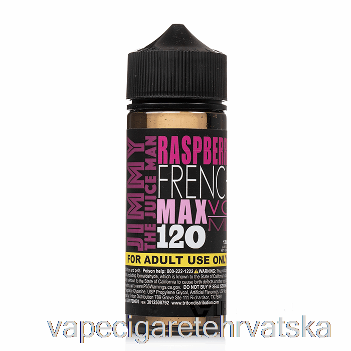 Vape Cigarete Raspberry French - Jimmy The Juiceman - 120ml 6mg